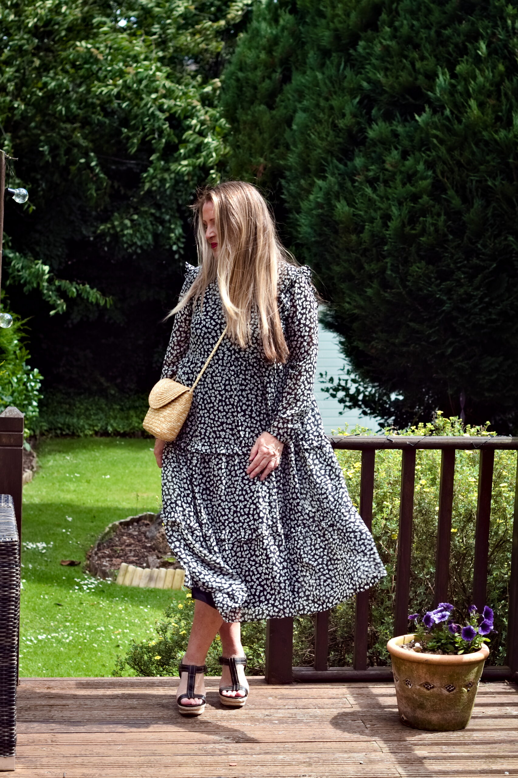 Midi Dress – “Chuck On” Staple. And, Easing Out Of Lockdown.