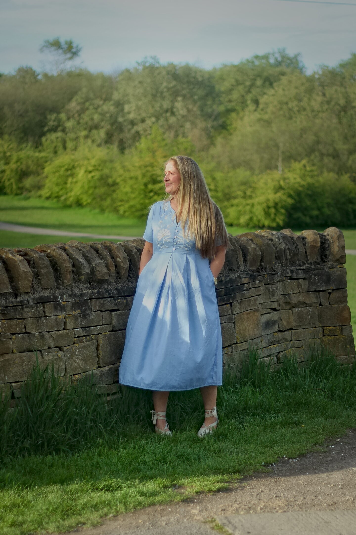 A Blue Midi Dress – Perfect for Summer